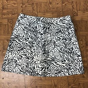 C. Wonder Zebra Print Skirt